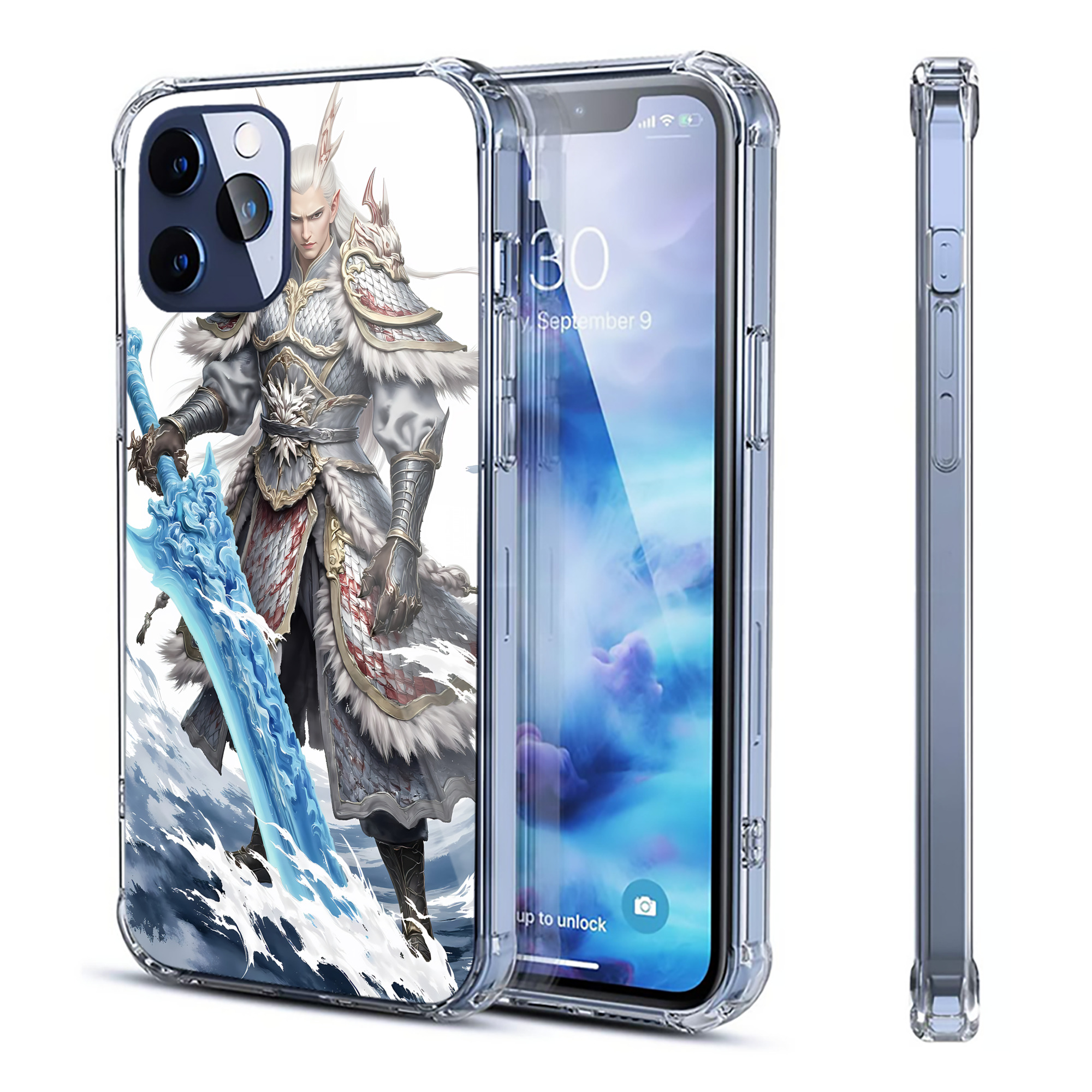 （画像用） Ne Zha 2 ナタ 魔童の大暴れ 【iPhone 12シリーズ対応】透明スマホケース（クリアソフトケース）